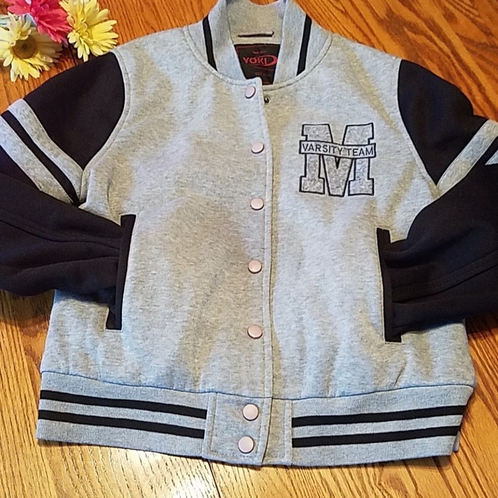 New York Yoki Letterman's Jacket - Like New - Size Large - Picture 4 of 6